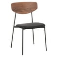 thumbnail image 4 of SAFAVIEH Ryker Modern Dining Chair, Walnut/Black, Set of 2 (20 in. W x 18.8 in. D x 32.5 in. H), 4 of 7