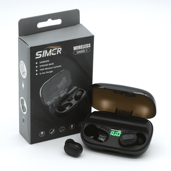 Audifonos Inalámbricos Bluetooth tekknoshop con Estuche de Carga