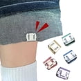 thumbnail image 2 of Pinces à Pousser en Métal Transparent avec Étui de Rangement Pince Polyvalente pour Reliure pour Ourlet de Pantalon Livre Documents Pince Réutilisable Colorée pour Papier pour Bureau École Organisation à la Maison, 2 of 8