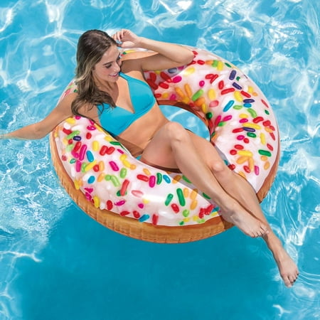Intex Inflatable Sprinkle Donut Pool Tube, 45