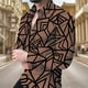 thumbnail image 5 of Camisas florales de moda de verano para hombres, camisas de manga larga con solapa con estampado 3D, ropa informal vintage de calle fresca y ajustada para hombres, 5 of 5