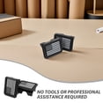 thumbnail image 3 of WASHWEPE 4Ud Tapones Para Agujeros De Cajuela De ABS Para RAM 1500 2500 2019-2021 Cubierta Plástica Duradera, 3 of 8