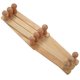 thumbnail image 2 of Accordion Wall Hanger 10 Hooks Pack Of 2 Natural Wood Wall Mounted Expandable Accordion Peg Coat Rac, 2 of 5