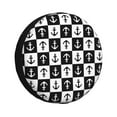 thumbnail image 2 of Balery Nautical Anchors1 Tire Covers - Tough Tire Wheel Protector for Truck, SUV, Trailer, Camper, RV -14 inch, 2 of 8