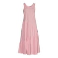thumbnail image 4 of Time and Tru Women's Midi Tank Dress, 4 of 5