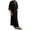Black, variant on Men's Casual V-Neck Long Sleeve Robe Jacket Fashion Outerwear for Daily Comfort and Style