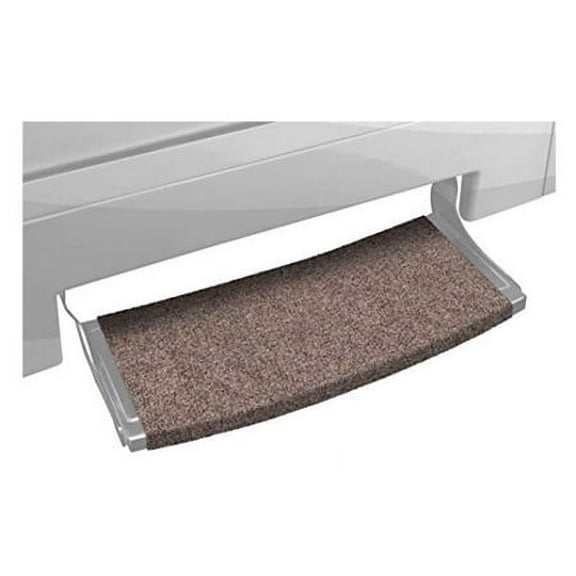 1 pack-Prest-O Fit Outrigger 20381 Wraparound Radius XT RV Step Rug - Walnut Brown - 22"