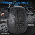 thumbnail image 5 of KATUR Motorcycle Solo Seat Cushion Black Rear Rider Driver Seat Stitching Synthetic Leather Seat Cover Pad Compatible, 5 of 5