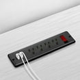 thumbnail image 2 of HdcTek USB Power Strip Recessed Power Outlet Mountable Desk Power Strip Table Power Station, 2 of 3