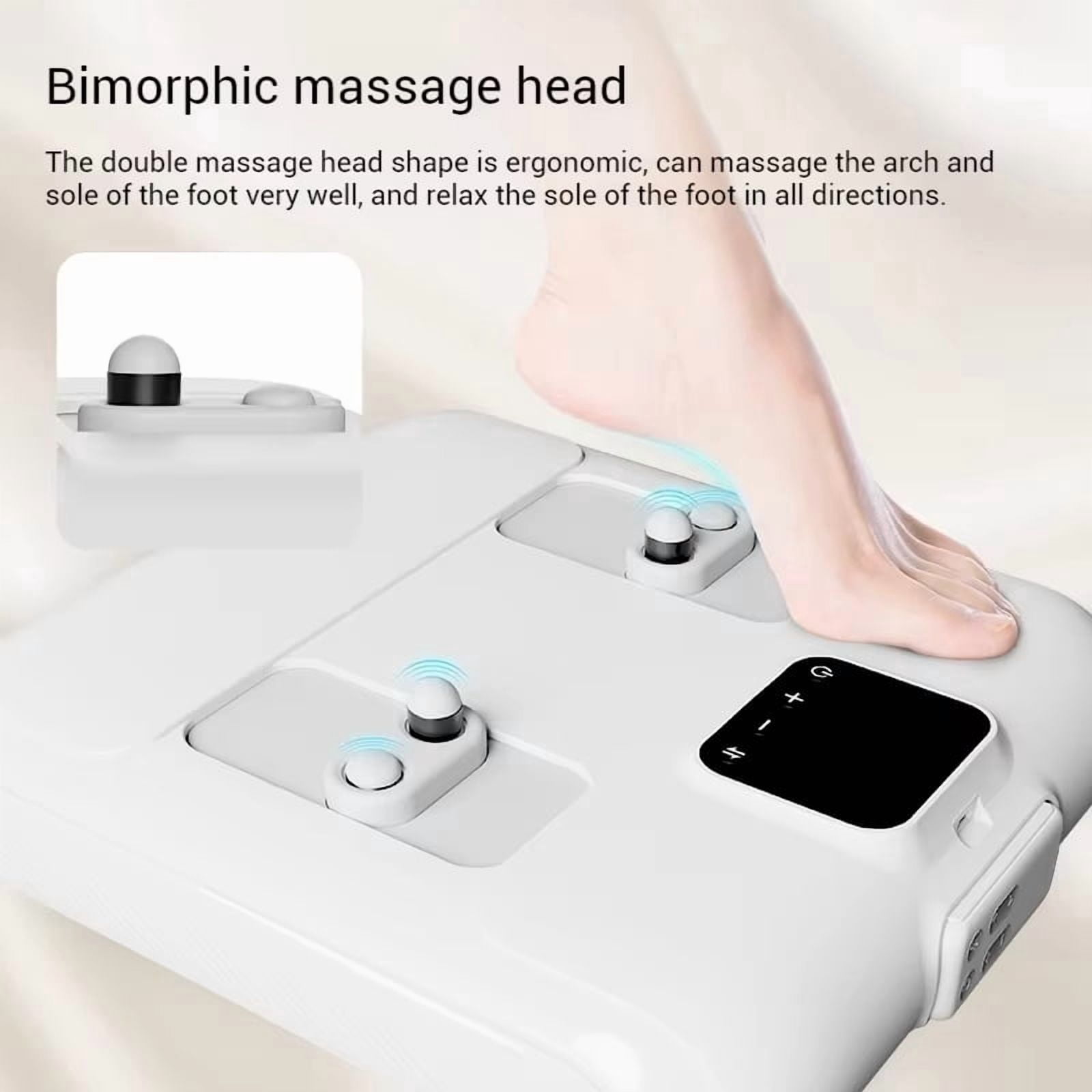 Remote Control Electric Foot Massager | Shiatsu Kneading Tapping Foot Massager Acupoint Stimulation Foot Spa Massager Machine