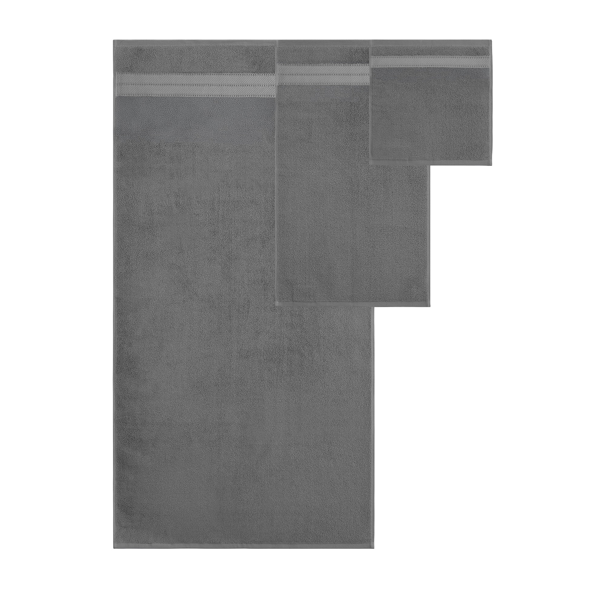 Modern Threads SpunLoft™ 6 Piece Adult Towel Set, Charcoal