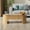 Natural, variant on Diubas Oval Lift Top Coffee Table with Hidden Storage, Fluted Coffee Table Center Table for Home Living Room, Walnut