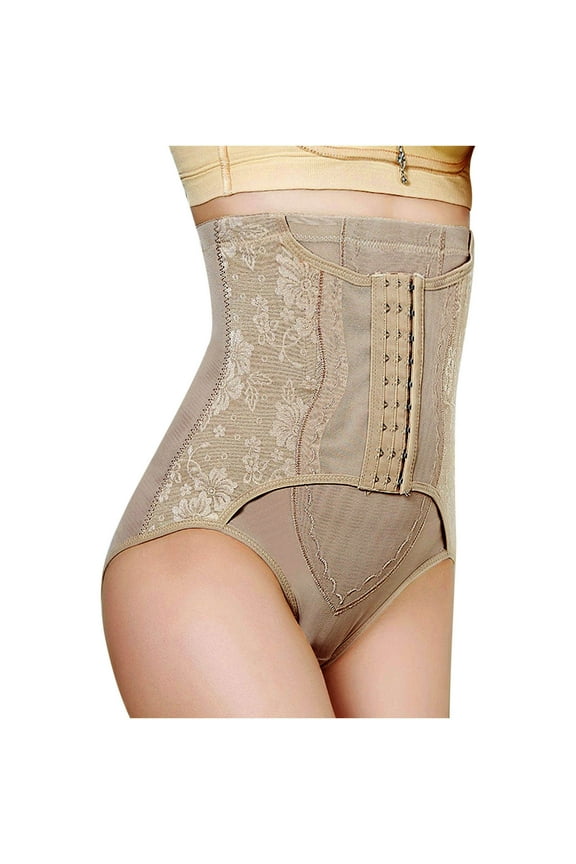 Women's High Waisted Shapewear Tummy Control Body Shaper Butt Lifting Wedding Spandex Light Bodycon Butt Lifter Breathable Cincher Girdles