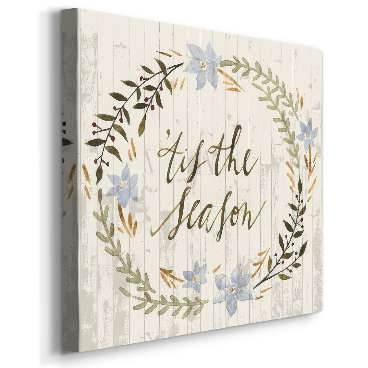Rustic Christmas IV- Gallery Wrapped Canvas