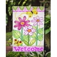 thumbnail image 3 of Carolines Treasures PJC1048GF Flower Welcome Flag Garden Size, 3 of 3