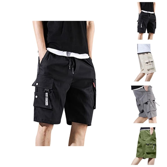 Loose Fit Cargo Bermuda Shorts Men Mens Cargo Shorts Breathable Casual Fishing Outdoor Cargo Shorts