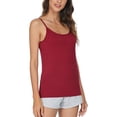 thumbnail image 2 of Blotona Women’s Camisole Yoga Tanks Tops with Built in Padded Bra Vest Cami Adjustable Spaghetti Strap Sleeveless Layered Tops, 2 of 7