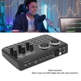 thumbnail image 3 of Live Sound Card, Sound Mixer 3000mah Color Effect Light  for Computer Game, 3 of 7