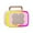 Pink, variant on Kraoden RGB Bluetooth Speaker 5.3, High Battery Life, Low Latency, Wide Area Sound Effect, Multifunctional Design for Parties, Movies, and Gaming, Portable Wireless Audio Solution