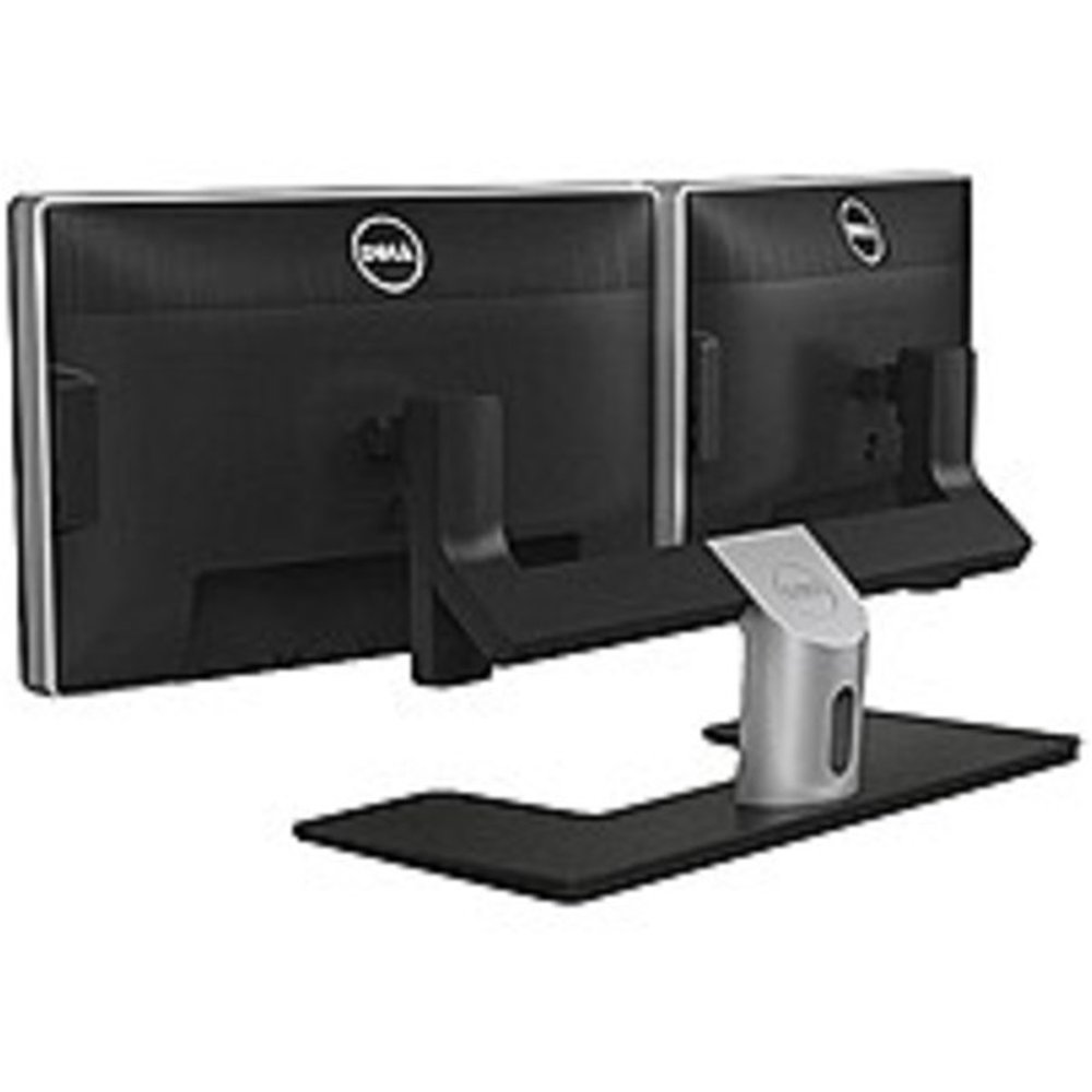 Refurbished Dell MDS14 Dual Monitor Desk Stand for 24inch Monitors Black