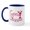 White/Navy Inside, variant on CafePress - Cajun Wineaux Crawfish Mug - 11 oz Ceramic Mug - Novelty Coffee Tea Cup