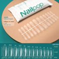 thumbnail image 1 of NAILPOP 120 Uds uñas postizas cubierta completa prensa en uñas ataúd Gel suave cápsula de Pose americana puntas de uñas postizas para sistema de extensión, 1 of 5