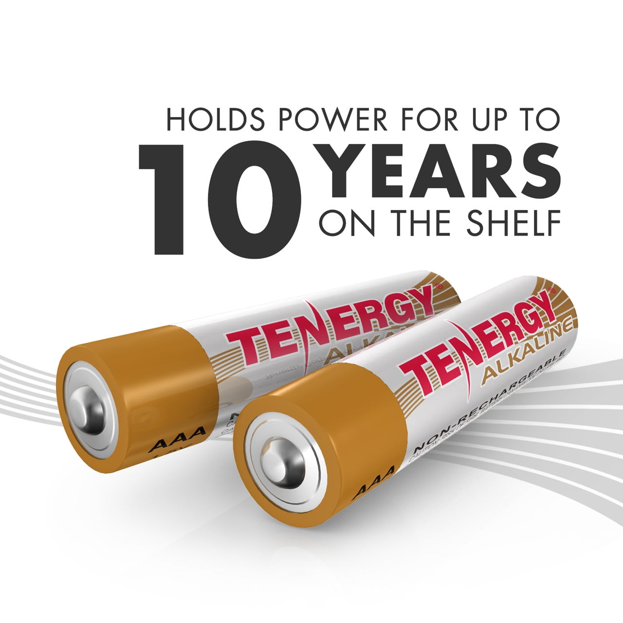 Tenergy Alkaline AAA Batteries, Non-rechargeable, 720 Pack