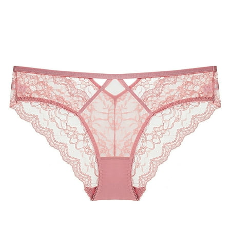 MuZeFu Underwear for Women Briefs Comfortable Women Pants Thin Breathable Sexy Lace Women Underwear
