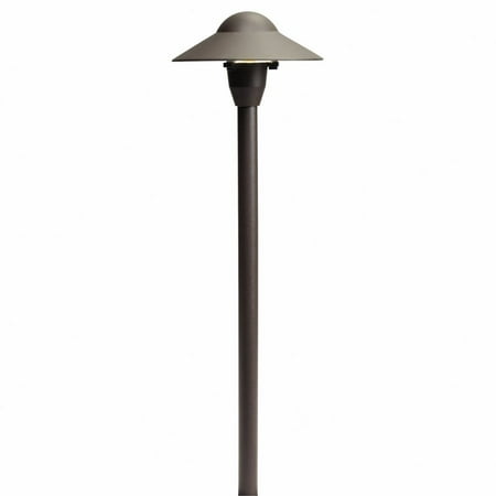 

Dome Path Light with Traditional Inspirations 21 inches Tall By 6 inches Wide-Tetured Architectural Bronze Finish Bailey Street Home 147-Bel-550611