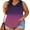 12#Wine, variant on Plus Size Tank Tops for Women Floral Print Sleeveless Pleated Front Blouses Round Neck Casual Loose T-Shirt Trendy Summer Tanks