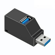 FurNest 3-Port USB Port Splitter, High Speed Mini USB 3.0 USB 2.0 Hub Splitter, USB Hub, USB Port Splitter for Laptop, USB Flash Drives, Car, Wii, Pc, Book, Tablet, Tab, Camera -