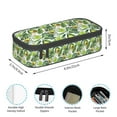 thumbnail image 4 of Sigee Watercolor Green Tropical for Large Capacity Pencil Case, Pencil Pouch, Pencil Bag, Marker Pen Case for Women and Men, 4 of 5