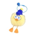 thumbnail image 3 of Llavero de peluche para bolso, decoración colgante, mini llavero ligero para coche. Amarillo, 3 of 9