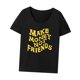 thumbnail image 3 of Camiseta para Mujer Yuyangstore Trajes Casuales Suave Moda Cuello Redondo Ropa Deportiva Simple verano M, 3 of 8
