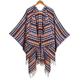 thumbnail image 4 of Cavosen Shawl for Women Dressy Tassel Elegant Wraps Plaid Soft Scarves Trendy Bridesmaid Wedding Fall Everyday Wear, 4 of 4