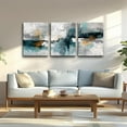 thumbnail image 2 of Abstract Wall Art For Living Room Bedroom Wall Decor Modern Office Decorations Color Block Wall Paintings Pictures Artwork Hotel Canvas Prints Art 3 Piece Minimalist Aesthetic Home Decor, 2 of 6