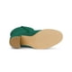 thumbnail image 5 of Botas de tacón alto hasta la rodilla con cremallera y punta redonda para mujer Verde 38, 5 of 6
