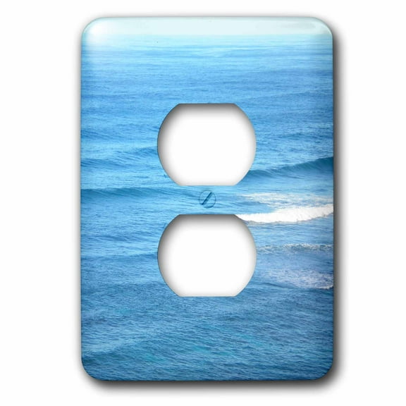 3dRose, Hawaii ocean, 2 plug outlet cover