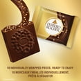 thumbnail image 4 of FERRERO ROCHER Premium Hazelnut Dark chocolate squares, 10 Individually Wrapped Chocolates, Great for Sharing or Gifting, 105g, 4 of 10