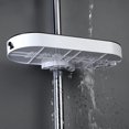 thumbnail image 2 of ER Soporte de ducha para baño, sin perforación, elevador de baño, bandeja de ducha, jabonera para inodoro brillar Electrónica, 2 of 5