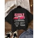 thumbnail image 1 of Calvaya Plus Size Women's Casual Slogan & Car Print Short Sleeve Round Neck T-Shirt, 1 of 6