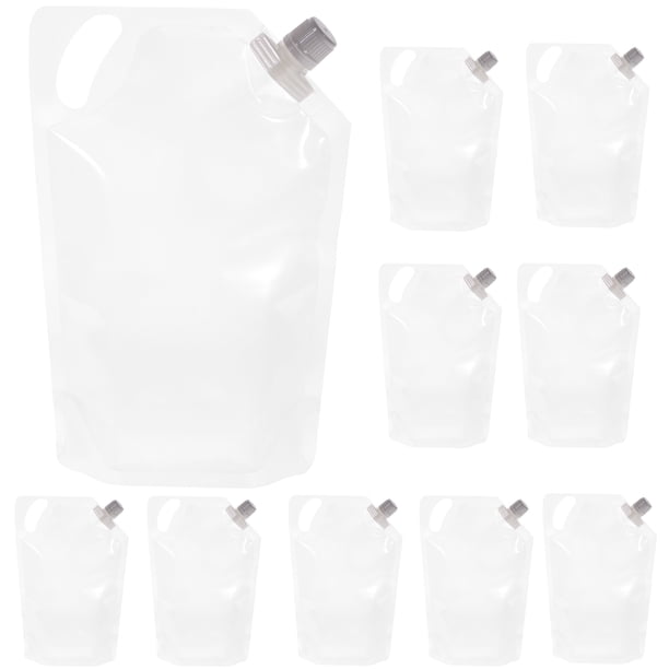 GOOHOCHY 10 bolsas transparentes para almacenar alimentos, arroz y cereales.