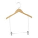 thumbnail image 5 of Perchas de madera maciza para trajes, pantalones, ropa interior, sujetadores, pinzas para la ropa, 360 grados para ropa de hombre, 5 of 9
