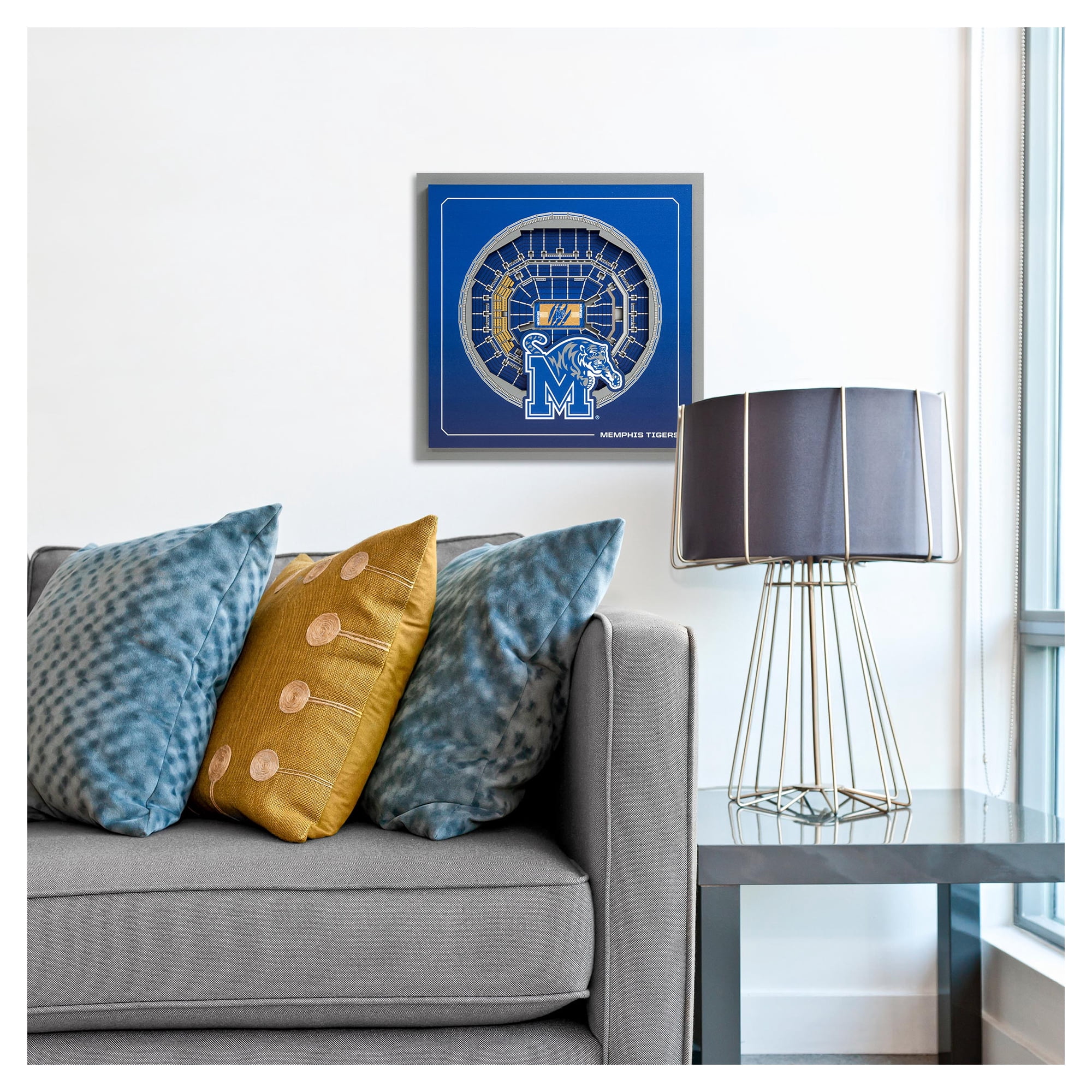 YouTheFan NCAA Memphis Tigers Stadium Series 3D Wall Art
