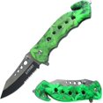 TRAHOOPocket knife 3.3", Multifunctional Folding Knife with half