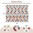 thumbnail image 4 of CozyDesg Shag Area Rugs, 5'x8' Soft Fluffy Floor Rugs Checkered Carpet，Washable Area Rugs for Living Room Bedroom Decor,Colorful C, 4 of 8