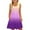 Purple, variant on YunPes Girls Dress Summer Sleeveless Comfortable Casual Dress Gradient Print Children's Clothing with Pocket Vest Dress Children Place Dresses for Girls
