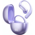 thumbnail image 1 of GuDoQi Audifonos Inalambricos Deportivos, Open-Ear Audífonos Bluetooth 5.4, Clip de Oreja, Llamadas de Voz HD, Indicador LED de Batería, para Correr Hacer Ejercicio, Compartimento Redondo, Negro, 1 of 14