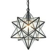 thumbnail image 2 of 16'' Large Moravian Star Pendant Light Clear Glass Hanging Star Lights on Chain, 2 of 4