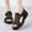 L-Black, variant on Strap Sandals Comfy Women Sandals Slider Roman T Open Sandals Women Heels Women Toe Summer Support Women's Wedge Sandals Flip Flops Flat on Clip Bottomed with Arch Women's Sandals
